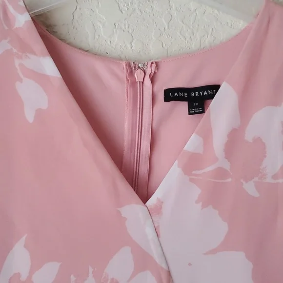 Lane Bryant Pink Asymmetrical Dress - Picture 8 of 11